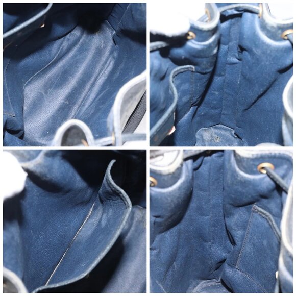 GUCCI GG Supreme Sherry Line Shoulder Bag PVC Navy Red 41 02 034 Auth 116512 - Picture 15 of 16